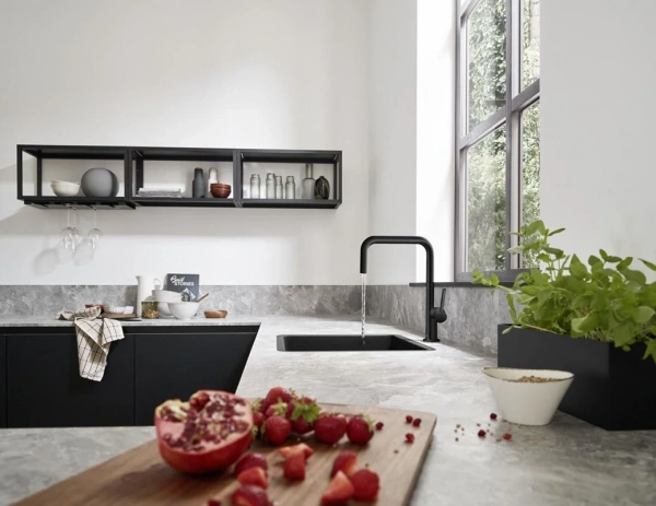 Фото смеситель для кухонной мойки hansgrohe talis 72806670