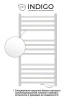 Фото электрический полотенцесушитель indigo attic romb 100/50 lсlatcre100-50wmrt
