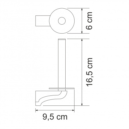 Фото держатель для запасного рулона wasserkraft kammel k-8397