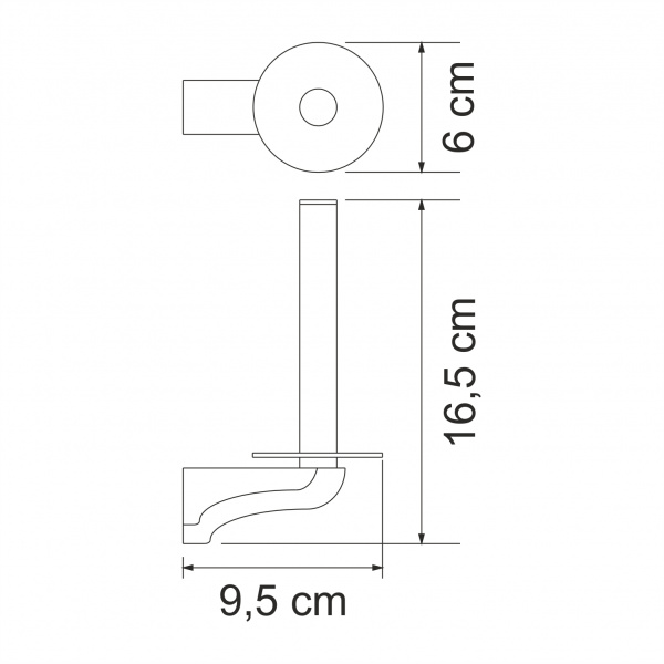 Фото держатель для запасного рулона wasserkraft kammel k-8397