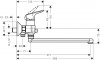 Фото смеситель для ванны hansgrohe logis 71402000