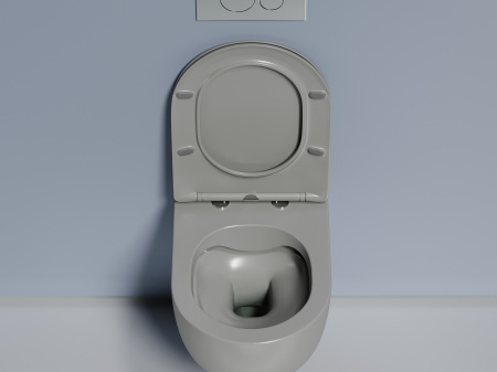 Фото унитаз подвесной, безободковый ceramicanova modena cn6063mh