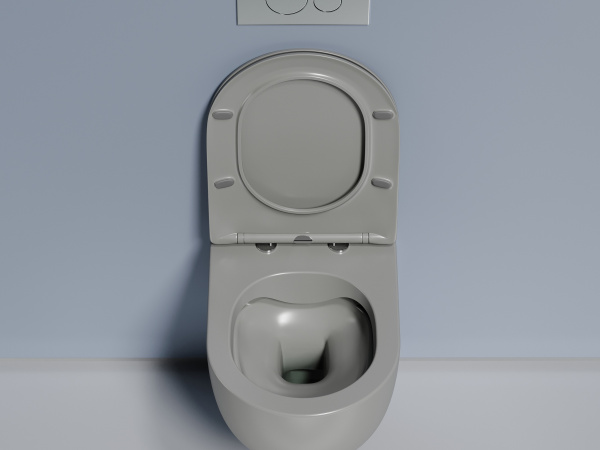 Фото унитаз подвесной, безободковый ceramicanova modena cn6063mh