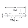Фото смеситель для душа термостатический duravit wave wa4220000c46