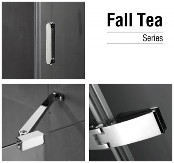 Фото душевое ограждение gemy fall tea 120x80 см s29131