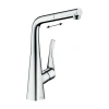 Фото смеситель для кухонной мойки hansgrohe metris 73828000