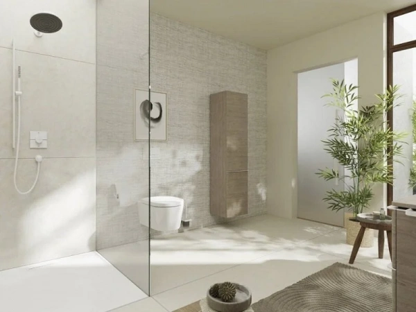 Фото термостатический смеситель для душа hansgrohe shower select comfort e 15572700_vstv