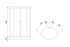 Фото душевое ограждение royal bath hk rb100hk-t-ch 100x100 см