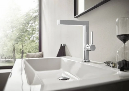 Фото смеситель для раковины hansgrohe finoris 76060000