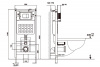 Фото унитаз с инсталляцией abber rechteck ac1201-ac0105-ac0120ng