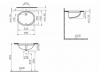 Фото раковина vitra arkitekt 58,5 см 6069b003-0012