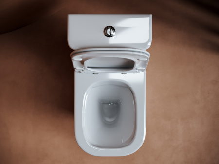 Фото унитаз-компакт, безободковый без бачка ceramicanova alfa cn9002-b