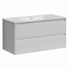 Тумба под раковину Sancos Libra 100 см, цвет: белый LB100W