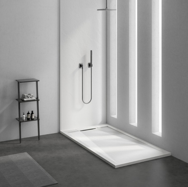 Фото поддон из искуственного камня esbano luxe 100x80 см esp-lx108w