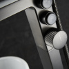 Фото напольный смеситель для ванны black&white u7562gm
