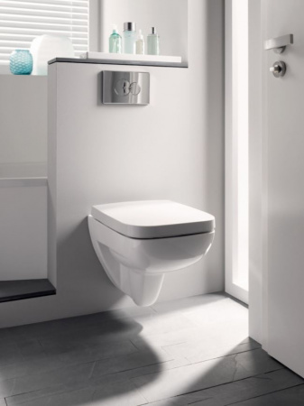 Фото унитаз подвесной geberit renova compact 48 см 206145000