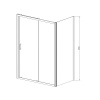 Фото душевое ограждение vincea alpha 80x140 см  vsr-3al8014cl