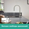 Фото смеситель для кухонной мойки hansgrohe talis 72801670