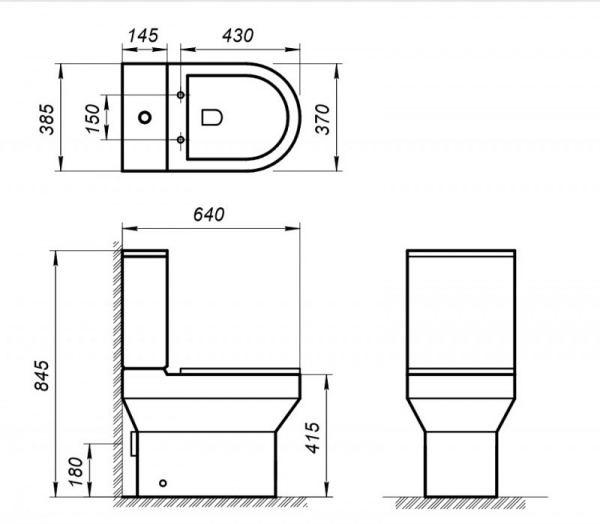 Фото унитаз напольный belbagno norma bb339cpr