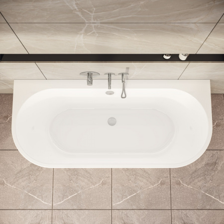 Фото акриловая ванна vitra geo 180x80 см 65420006000