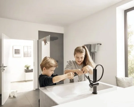 Фото смеситель для раковины hansgrohe finoris 76063670
