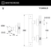 Фото термостатический смеситель для душа whitecross y y1246glb, цвет: золото