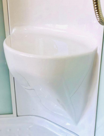Фото душевая кабина royal bath нр rb80hp7-wt-ch 80x80 см