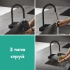 Фото смеситель для кухонной мойки hansgrohe aquno select 73831000