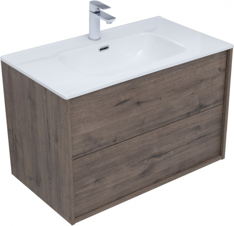 Фото тумба под раковину aquanet lino 80 см 287543