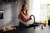 Фото смеситель для кухонной мойки hansgrohe aqittura 76803670
