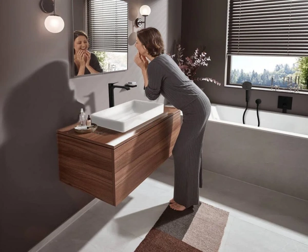Фото смеситель для раковины hansgrohe vivenis 75042670_vstv