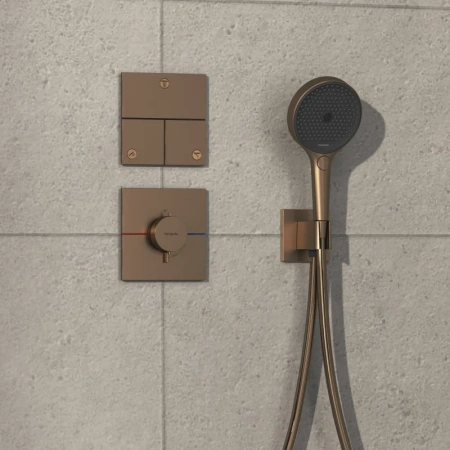 Фото термостатический смеситель для душа hansgrohe shower select comfort e 15574140