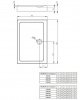 Фото поддон акриловый radaway doros d compact 80x90 см sdrd9080-05