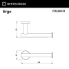 Фото держатель для туалетной бумаги whitecross ergo er2260cr, цвет: хром