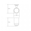 Фото подстаканник одинарный wasserkraft ammer k-7028