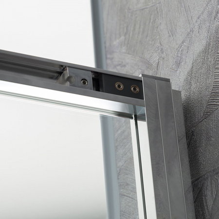 Фото душевая дверь vincea slim-u 110 см vds-2su110cl