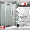 Фото душевая кабина avacan z2912led 120x90 см