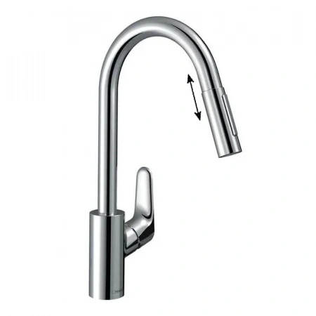 Фото смеситель для кухонной мойки hansgrohe focus 31833000