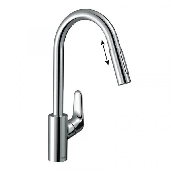 Фото смеситель для кухонной мойки hansgrohe focus 31833000