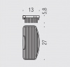 Фото полка-сетка подвесная colombo design complementi b9647