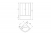 Фото душевая кабина royal bath fato rb 85x85 см rb85ck-t-ch fato