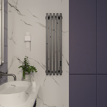 Фото электрический полотенцесушитель indigo style 5 120/23 lspre120-23rt