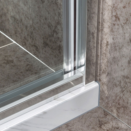 Фото душевая дверь vincea slim-u 110 см vds-2su110cl