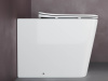 Фото унитаз-компакт, безободковый ceramicanova cubic cn1809