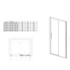 Фото душевая дверь vincea soft 160 см vds-3so160cl