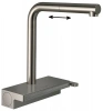 Фото смеситель для кухонной мойки hansgrohe aquno select 73830800
