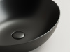 Фото раковина накладная ceramicanova element 52 см, цвет: черный cn6017mb