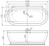 Фото акриловая ванна belbagno bb03 176x79 см