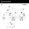 Фото смеситель для биде whitecross y y1220cr, цвет: хром