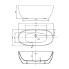 Фото акриловая ванна vincea 170x80 см vbt-405-1700